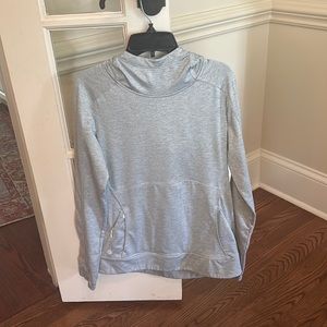 Athleta gray hoodie shirt